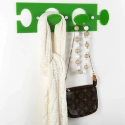 Viadurini Decor Wandgarderobe-Farbiger Plexiglas-Wandhalter mit 2 Haken 3 Stück - Fratack