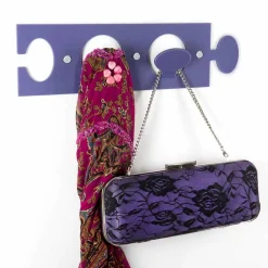 Viadurini Decor Wandgarderobe-Farbiger Plexiglas-Wandhalter mit 2 Haken 3 Stück - Fratack