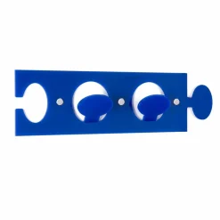 Viadurini Decor Wandgarderobe-Farbiger Plexiglas-Wandhalter mit 2 Haken 3 Stück - Fratack