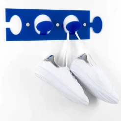 Viadurini Decor Wandgarderobe-Farbiger Plexiglas-Wandhalter mit 2 Haken 3 Stück - Fratack