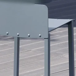 Viadurini in the Garden Gartenstühle Metall-Farbiger stapelbarer Stuhl für den Außenbereich aus Aluminium Made in Italy - Dobla