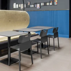 Viadurini in the Garden Gartenstühle Metall-Farbiger stapelbarer Stuhl für den Außenbereich aus Aluminium Made in Italy - Dobla