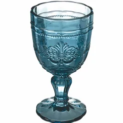 Viadurini Kitchen Weinkelch-Farbiger Weinkelch Set in Glas und orientalischer Dekoration 12 Stück - Schraube