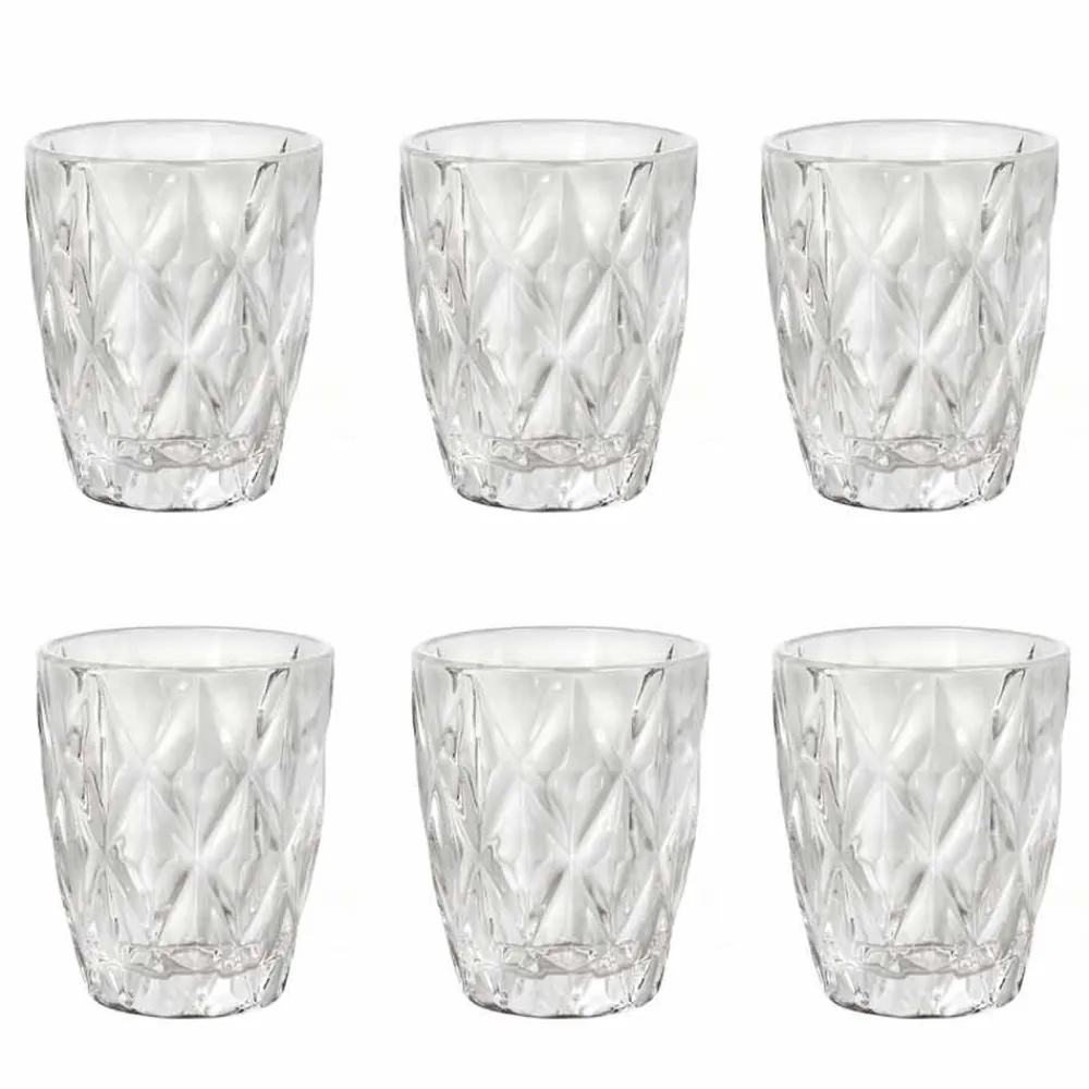 Viadurini Kitchen Gläser Set-Farbiges Glas Wassergläser Set 12 Stück Modernes Design - Timon