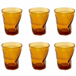 Viadurini Kitchen Gläser Set-Farbiges Glas Wassergläser Service 12 Stück Besonderes Design - Sarabi