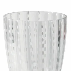 Viadurini Kitchen Gläser Set-Farbiges Glas Wassergläser Service mit Polka Dots 12 Stück - Botswana