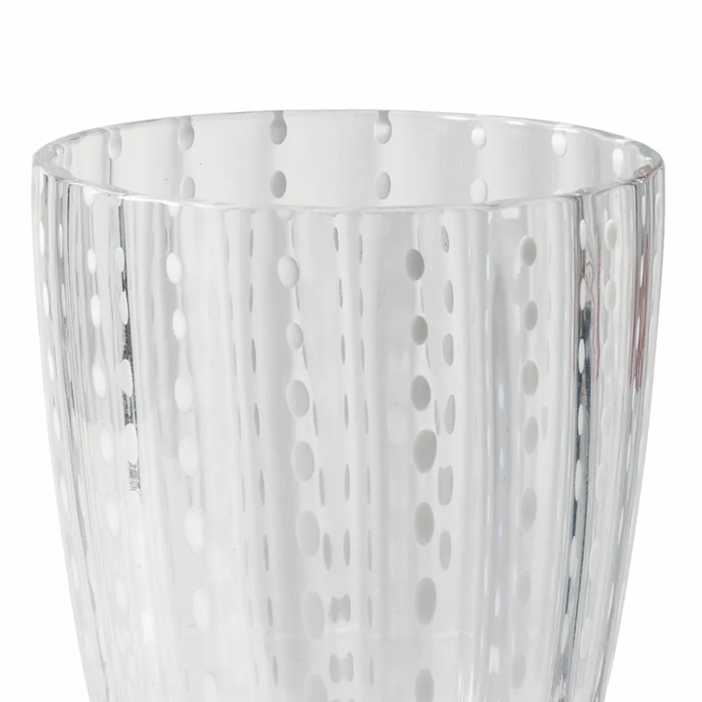 Viadurini Kitchen Gläser Set-Farbiges Glas Wassergläser Service mit Polka Dots 12 Stück - Botswana