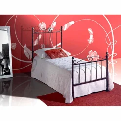 Viadurini Night Design Maßgeschneiderte Möbel|Einzelbetten Aus Schmiedeeisen-Fauno Einzelbett aus Schmiedeeisen in Design