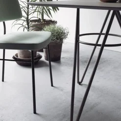 Viadurini Living Esstische-Feiner Esstisch mit quadratischer Platte aus HPL Made in Italy - Dublin