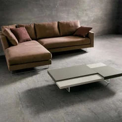 Viadurini Living Moderne Couchtische-Fenix Couchtisch mit transparenten Füßen Made in Italy - Justin