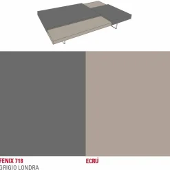 Viadurini Living Moderne Couchtische-Fenix Couchtisch mit transparenten Füßen Made in Italy - Justin