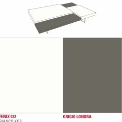 Viadurini Living Moderne Couchtische-Fenix Couchtisch mit transparenten Füßen Made in Italy - Justin