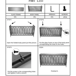 Viadurini Living Konsolentisch Flur-Feste goldene Eisen-Eingangskonsole mit Glasplatte - Primula