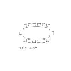 Viadurini Living Esstische-Fester Esstisch mit Fassplatte aus Keramik, hergestellt in Italien – Gläser
