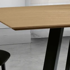 Viadurini Living Esstische-Fester Esstisch mit furnierter Holzplatte Made in Italy - Tecna