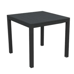 Viadurini in the Garden Gartentische Fest-Fester quadratischer Gartentisch aus Aluminium - Marker