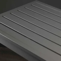 Viadurini in the Garden Gartentische Fest-Fester quadratischer Gartentisch aus Aluminium - Marker