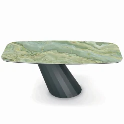 Viadurini Living Esstische-Fester Stahltisch und Keramikplatte, hergestellt in Italien – Hose