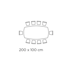 Viadurini Living Esstische-Fester Tisch aus extraklarem Glas und Esche, hergestellt in Italien – Norden