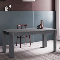 Viadurini Living Esstische Nach Mass|Esstische-Fester Tisch mit abgeschrägter Tischlerplatte, hergestellt in Italien – Tratto