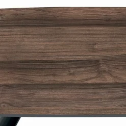 Viadurini Living Esstische-Fester Tisch mit schwarzem Stahlgestell und Laminatplatte, hergestellt in Italien – Gläser