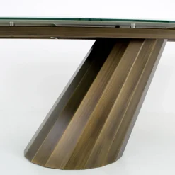 Viadurini Living Esstische-Fester Tisch mit Stahlgestell und Keramikplatte, hergestellt in Italien – Hose