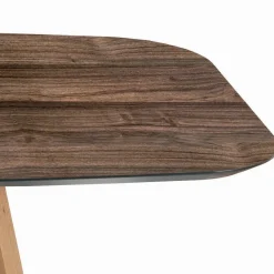 Viadurini Living Esstische-Fester tonnenförmiger Tisch aus Laminat und Eschenholz, hergestellt in Italien – Norden