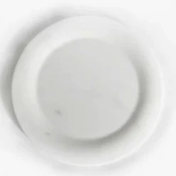 Viadurini Kitchen Küchenzubehör-Flache Platte in glänzend weißem Statuenmarmor von Made in Italy Design - Brandy