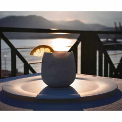 Viadurini Kitchen Küchenzubehör-Flache Platte in glänzend weißem Statuenmarmor von Made in Italy Design - Brandy