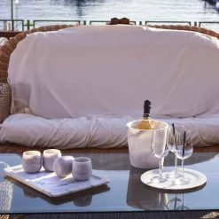 Viadurini Kitchen Küchenzubehör-Flache Platte in glänzend weißem Statuenmarmor von Made in Italy Design - Brandy