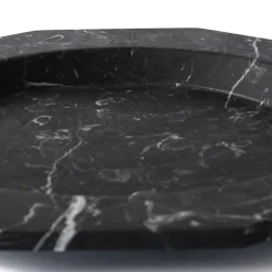 Viadurini Decor Geschirr Teller-Flacher Teller aus satiniertem Marmor Verschiedene Ausführungen Italienisches Luxusdesign - Rhodium