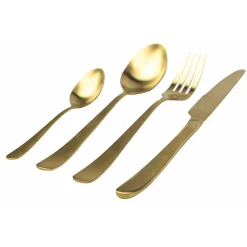 Viadurini Kitchen Besteck Set-Flaches abgerundetes Design Stahlbesteck 24 teilig - Shiatzu