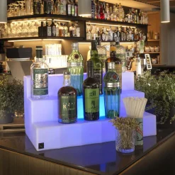 Viadurini Living Bartheke Für Zuhause-Flaschenaussteller mit drei Stufen Made in Italy - Capo