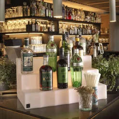 Viadurini Living Bartheke Für Zuhause-Flaschenaussteller mit drei Stufen Made in Italy - Capo