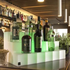 Viadurini Living Bartheke Für Zuhause-Flaschenaussteller mit drei Stufen Made in Italy - Capo