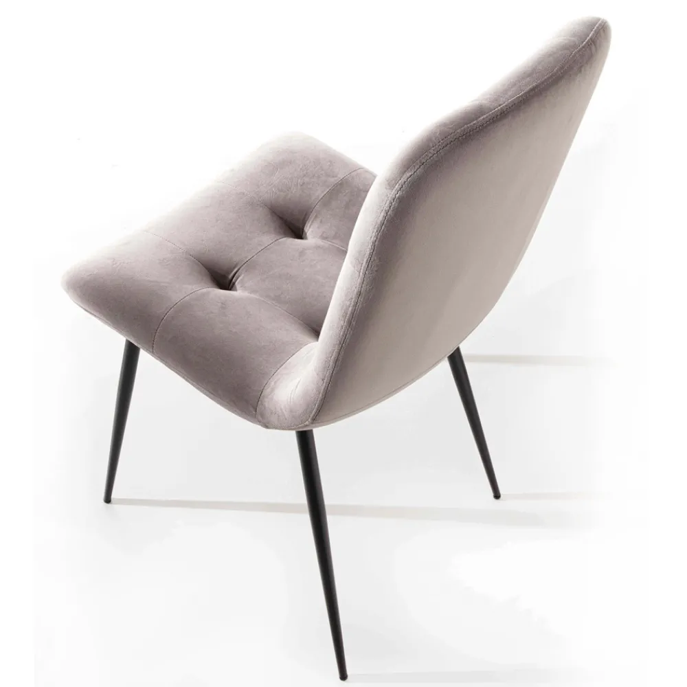 Viadurini Living Moderne Stühle-Fleckenresistenter, samtgepolsterter Esszimmerstuhl, 4 Stück - Kylie