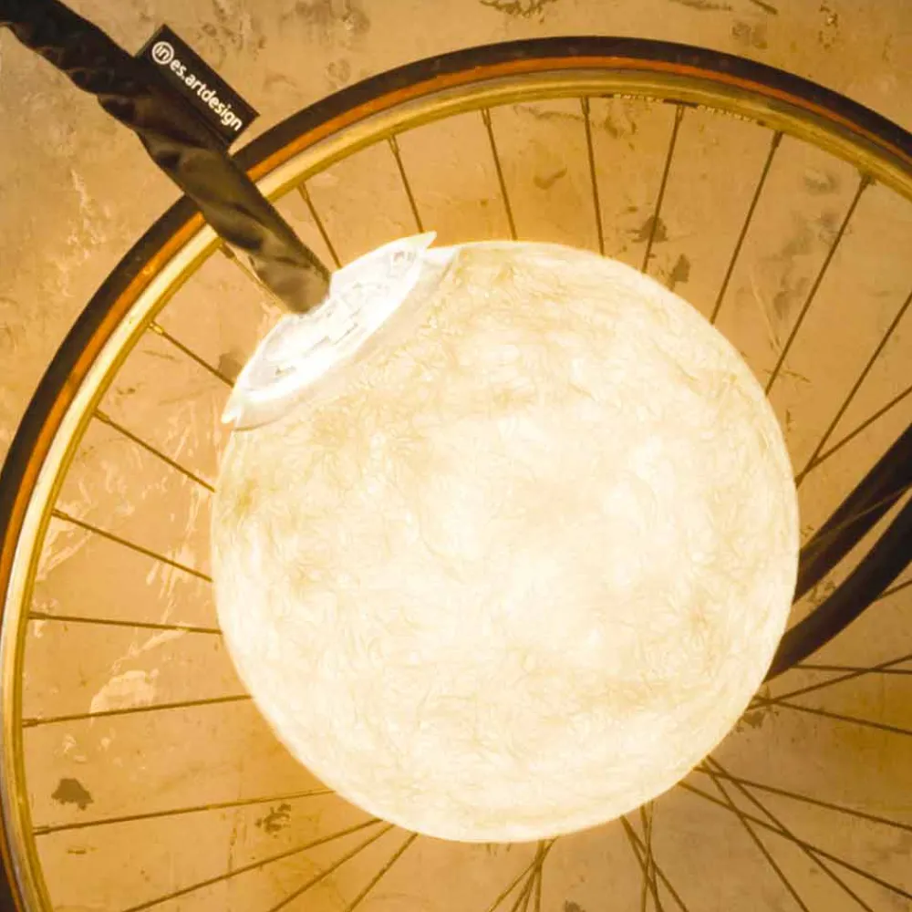 In-es.artdesign Moderne Stehlampen-Flexible Stehlampe Micro Luna Nebel