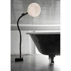 In-es.artdesign Moderne Stehlampen-Flexible Stehlampe Micro Luna Nebel
