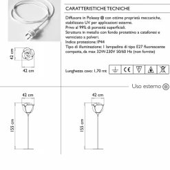 Myyour Design Beleuchtung-Flower Design Kunststoff Stehleuchte für den Außenbereich - Baby Love von