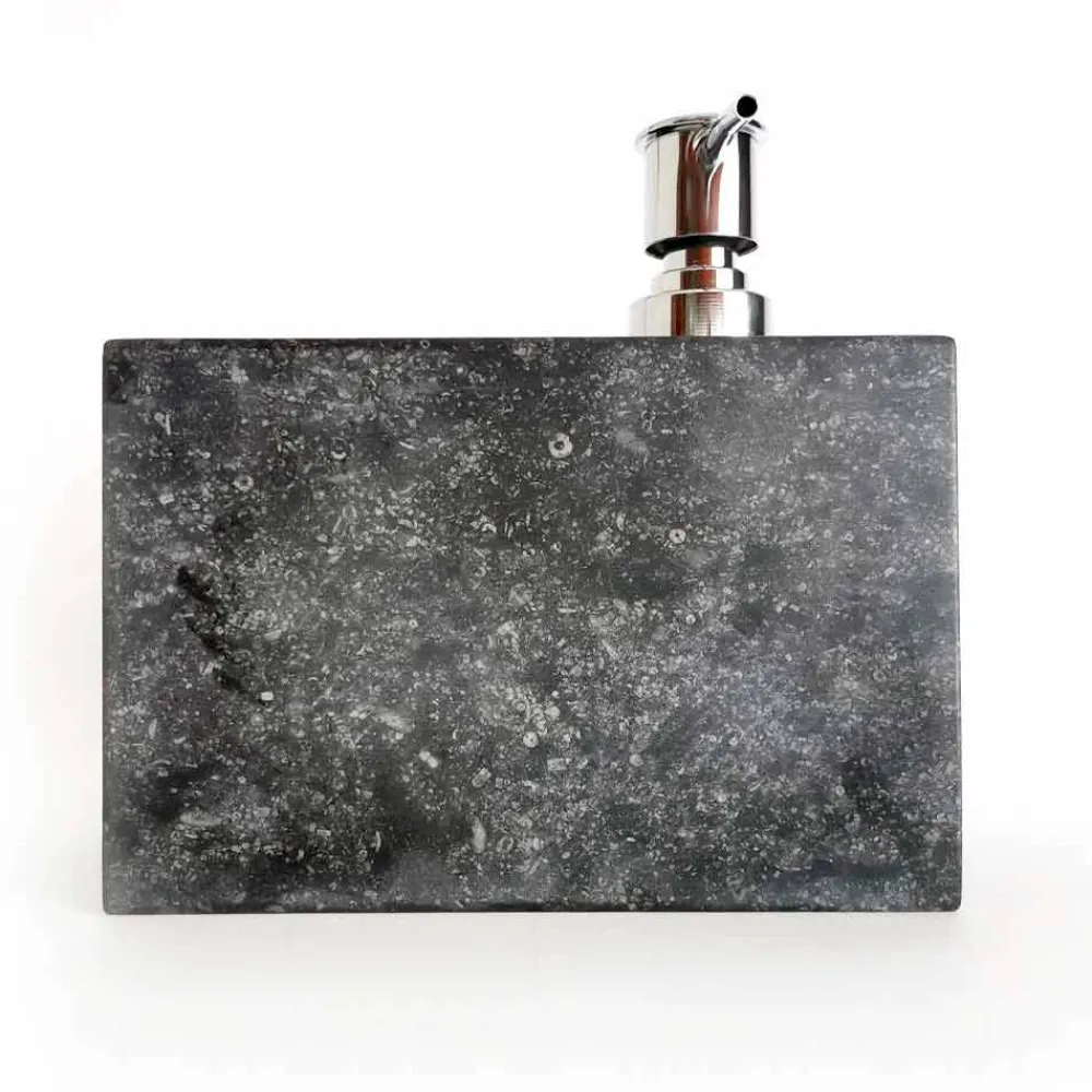 Viadurini Bathroom Badzubehör-Flüssigseifenspender mit Marmorglas Made in Italy - Clik