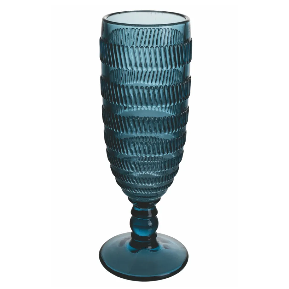 Viadurini Kitchen Weinkelch-Flötenkelch-Set aus farbigem Glas und verschiedenen Dekorationen 12-teilig - Mix