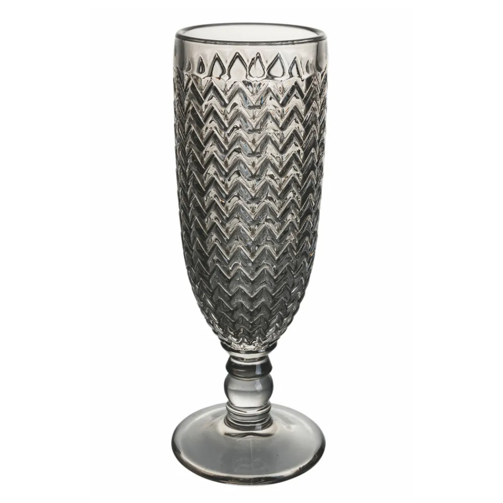 Viadurini Kitchen Weinkelch-Flötenkelch-Set aus farbigem Glas und verschiedenen Dekorationen 12-teilig - Mix