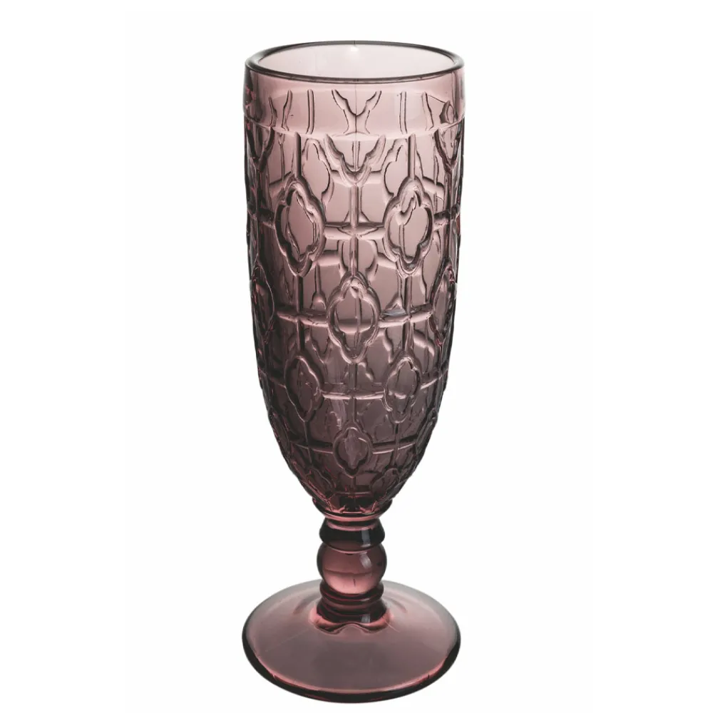 Viadurini Kitchen Weinkelch-Flötenkelch-Set aus farbigem Glas und verschiedenen Dekorationen 12-teilig - Mix