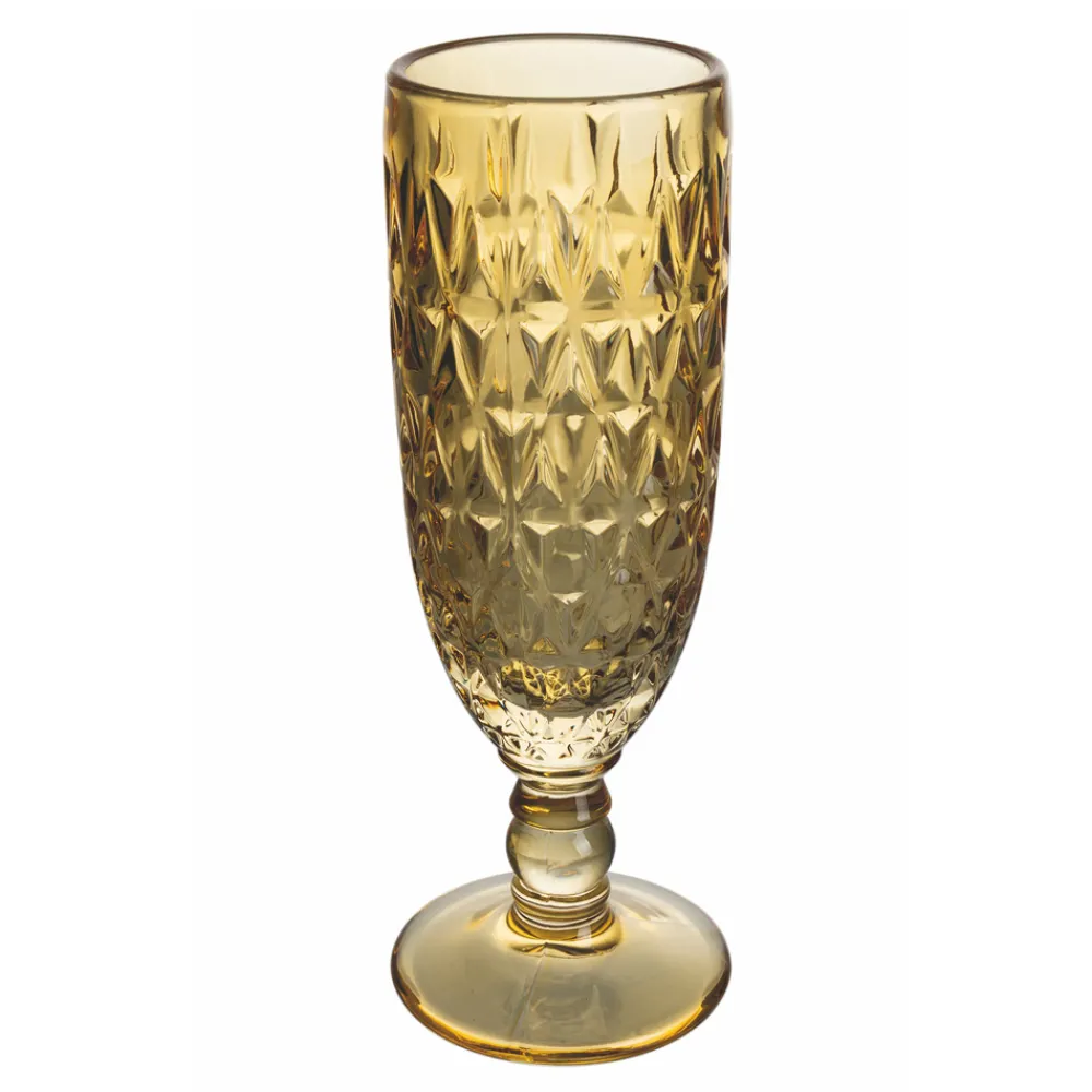 Viadurini Kitchen Weinkelch-Flötenkelch-Set aus farbigem Glas und verschiedenen Dekorationen 12-teilig - Mix