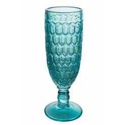 Viadurini Kitchen Weinkelch-Flötenkelch-Set aus farbigem Glas und verschiedenen Dekorationen 12-teilig - Mix