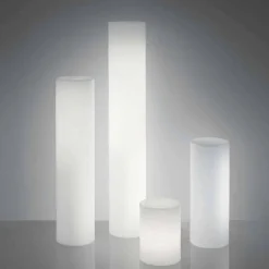 SLIDE Moderne Stehlampen-Fluo zylindrische Stehleuchte aus Italien