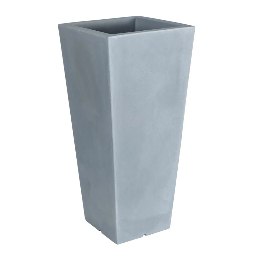 Viadurini in the Garden Lichtmöbel-Fluofarbene quadratische Gartenvase mit Licht Made in Italy - Avanas