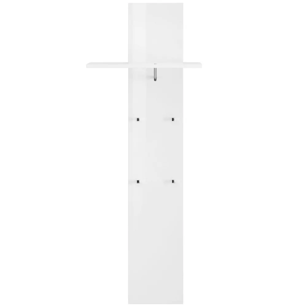 Viadurini Living Wandgarderobe-Flurgarderobe aus glänzendem Holz in Weiß oder Anthrazit - Emanuelito