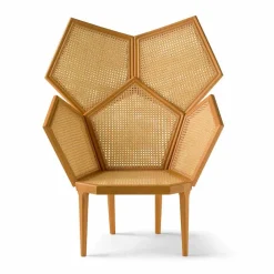 Viadurini Living Moderne Sessel-Fünfeckiger Sessel, klassisches Design, 103x72cm, Pole