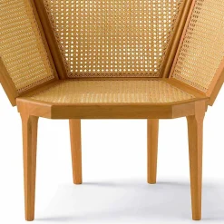 Viadurini Living Moderne Sessel-Fünfeckiger Sessel, klassisches Design, 103x72cm, Pole